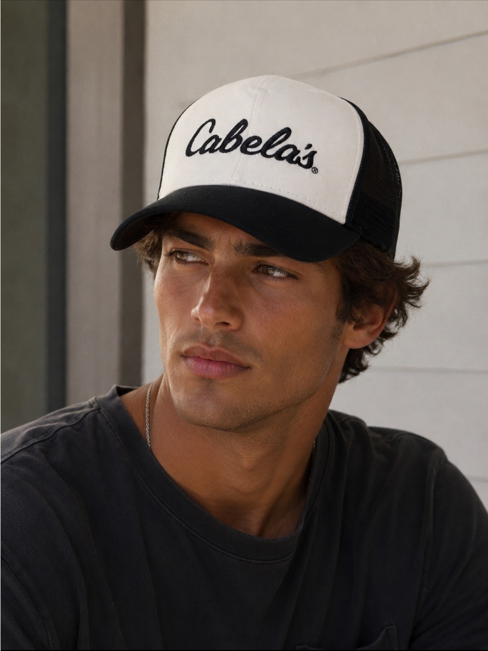 Cabela's Two-Tone Trucker Hat - Bass Pro Shops EUC UNISEX
